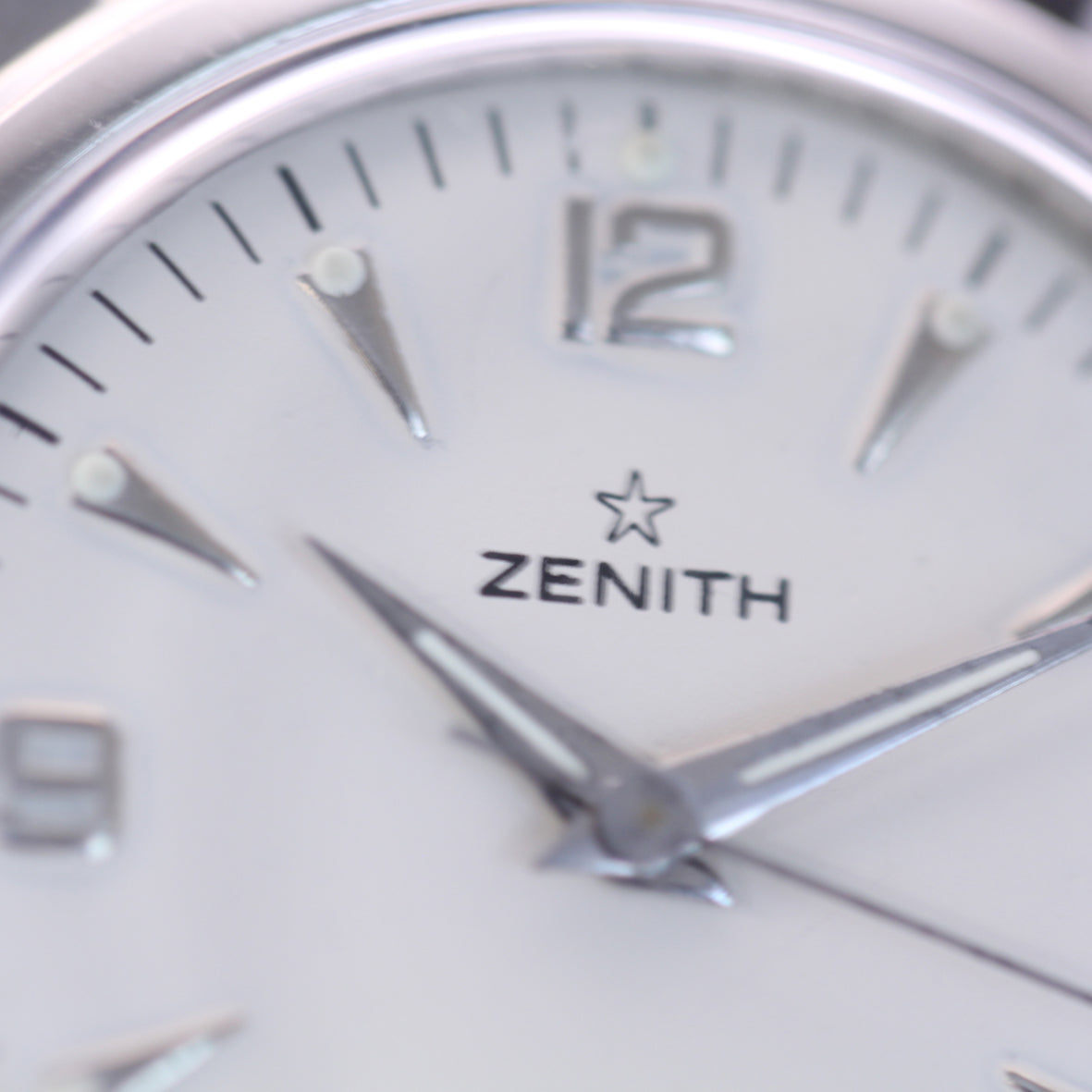 Zenith steel on leather, circa 1956