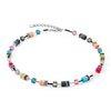 Multi-coloured crystal cube bracelet - 2838/30-1568