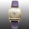 Omega automatic in 18ct gold on leather, 1947