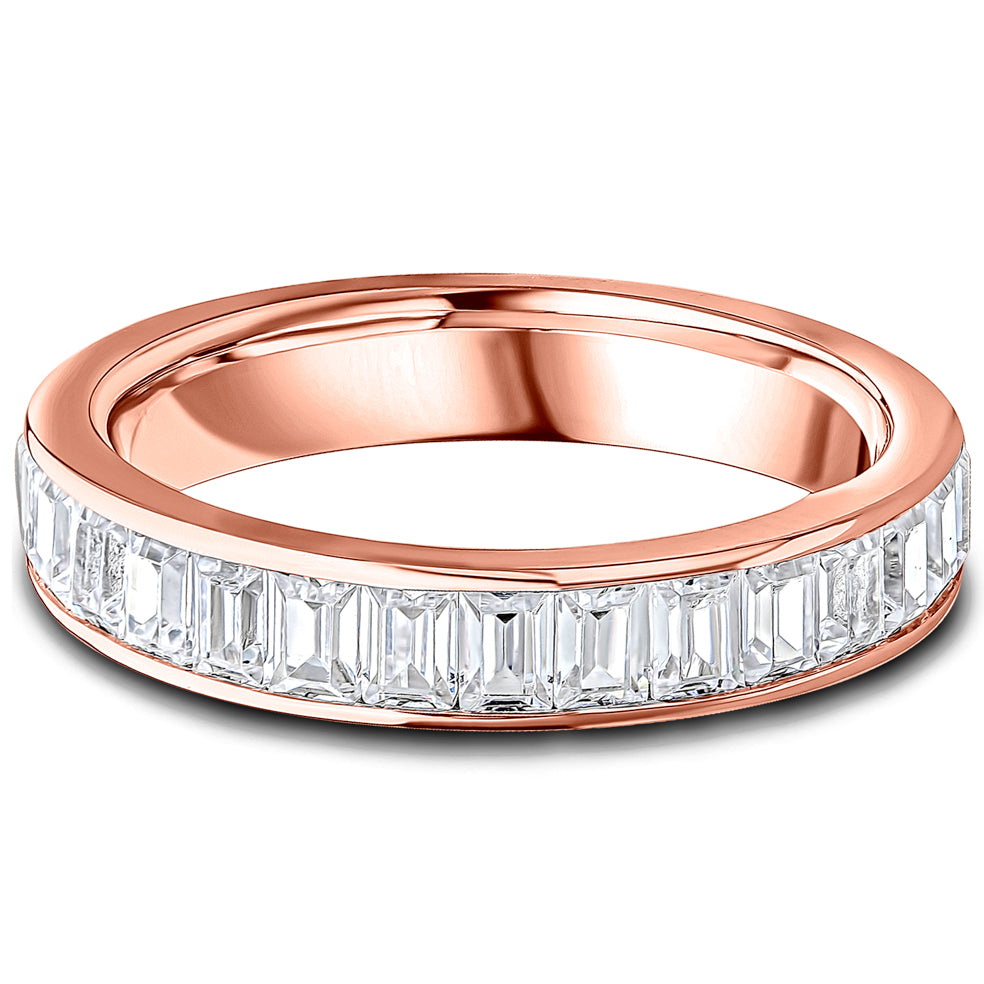Channel Set Baguette Cut Diamond Wedding Band | 1.00ct
