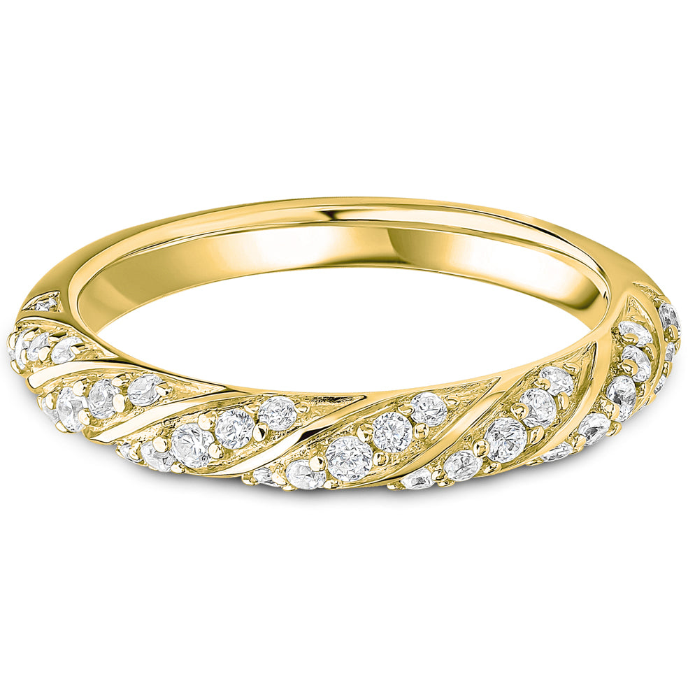 Brilliant Cut Diamond Rope Twist Wedding Band | 0.33ct