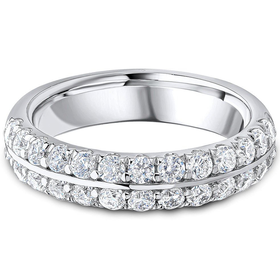 Knife Edge Brilliant Cut Diamond Wedding Band | 1.00ct