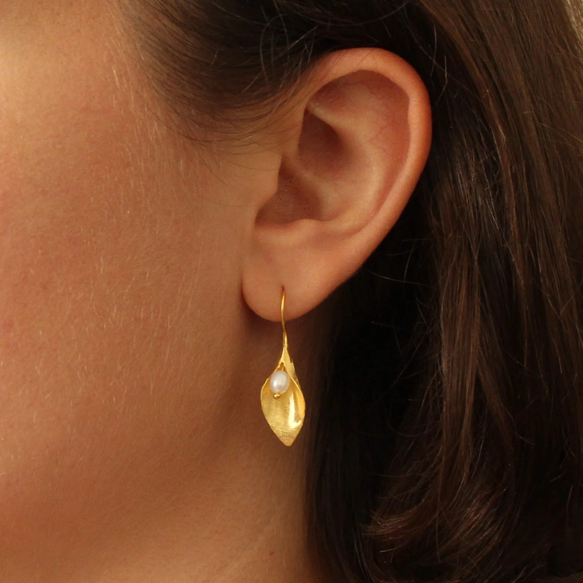 Snowdrop Pearl Drop Earrings