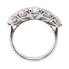 Diamond five stone ring in 18ct white gold, 2.61ct
