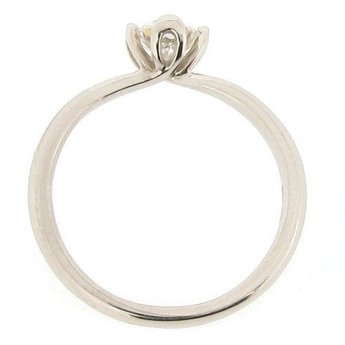 Ring - Brilliant cut diamond solitaire ring in platinum, 0.50ct - PA Jewellery