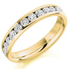 Ring - Round brilliant cut diamond channel set full eternity ring, 1.55ct  - PA Jewellery