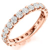 Ring - Round brilliant cut diamond micro claw set full eternity ring, 2.00ct  - PA Jewellery