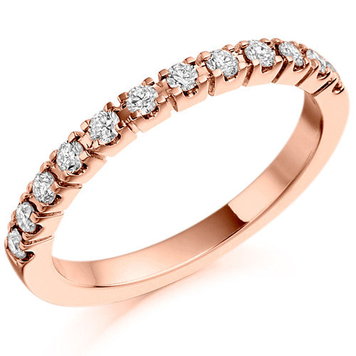 Ring - Brilliant cut diamond half eternity ring, 0.33ct - PA Jewellery