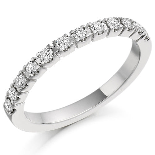 Ring - Brilliant cut diamond half eternity ring, 0.33ct - PA Jewellery