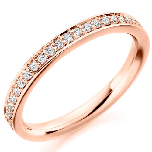 Ring - Grain set diamond half eternity ring, 0.25ct - PA Jewellery