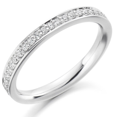 Ring - Grain set diamond half eternity ring, 0.25ct - PA Jewellery