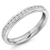 Ring - Round brilliant cut diamond channel set half eternity ring, 0.33ct  - PA Jewellery