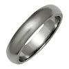 Ring - D-shape 4mm band in titanium  - PA Jewellery