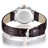 Ladies' Rotary Oxford in stainless steel on leather LS05092/02
