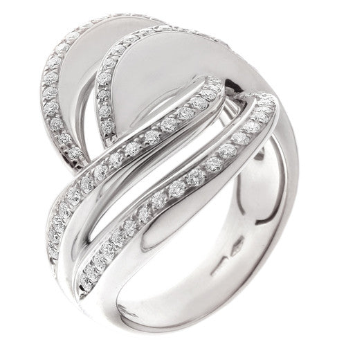 Rings - Cashmere diamond ring in 18ct white gold, 0.77ct - PA Jewellery
