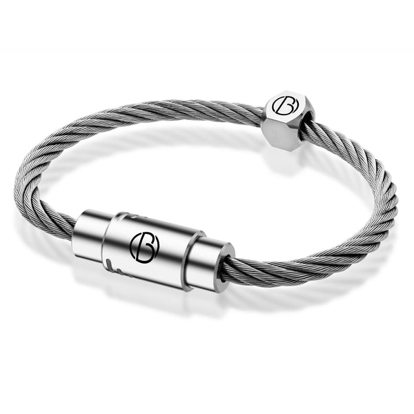 CABLE™ bracelet in stainless steel