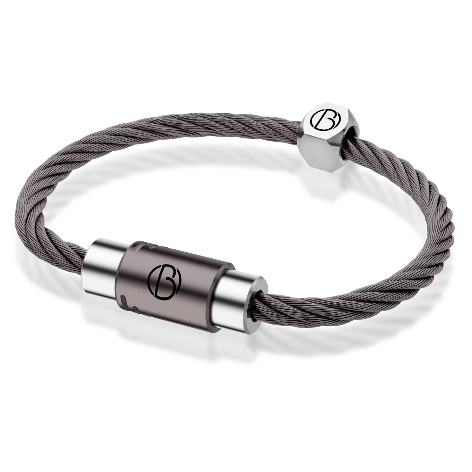 Storm CABLE™ Bracelet in Stainless Steel with Graphite PVD