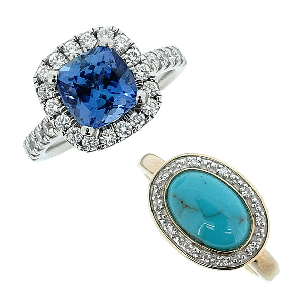 Turquoise and Tanzanite: December's birthstones