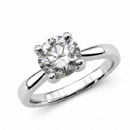 Diamond Solitaire Engagement Ring in Platinum, 1.50ct