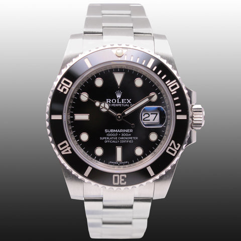Rolex Oyster Perpetual Submariner . Second Hand