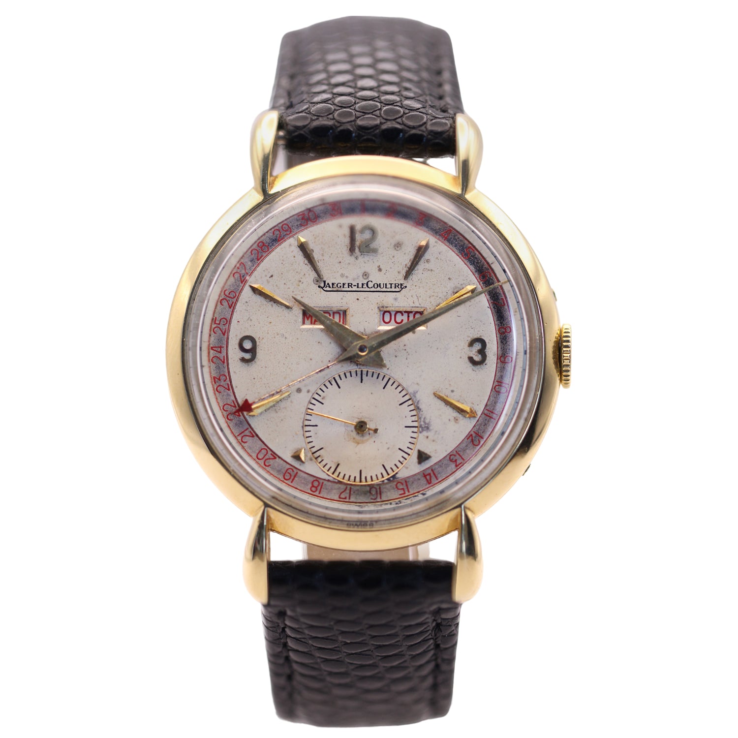 Jaeger-Le-Coultre 'Triple 18ct gold