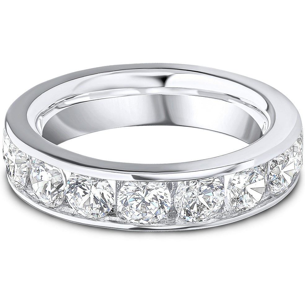 Channel Set Brilliant Cut Diamond Wedding Band | 2.00ct