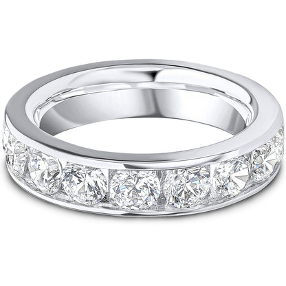 Channel Set Brilliant Cut Diamond Wedding Band | 2.00ct