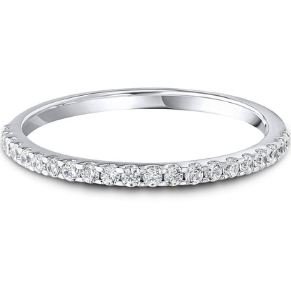 Micro Claw Set Brilliant Cut Diamond Wedding Band | 0.20ct