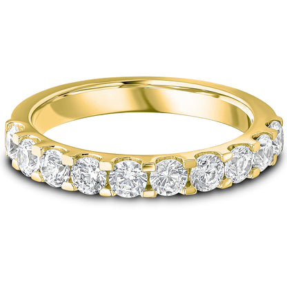Micro Claw Set Brilliant Cut Diamond Wedding Band | 1.00ct