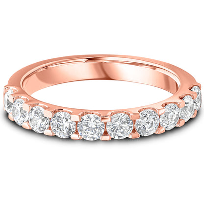 Micro Claw Set Brilliant Cut Diamond Wedding Band | 1.00ct