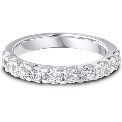 Micro Claw Set Brilliant Cut Diamond Wedding Band | 1.00ct