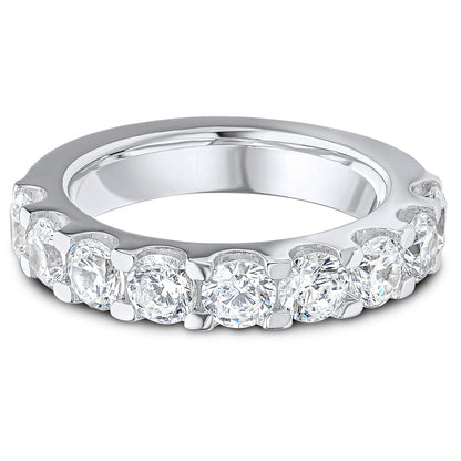 Micro Claw Set Brilliant Cut Diamond Wedding Band | 2.00ct