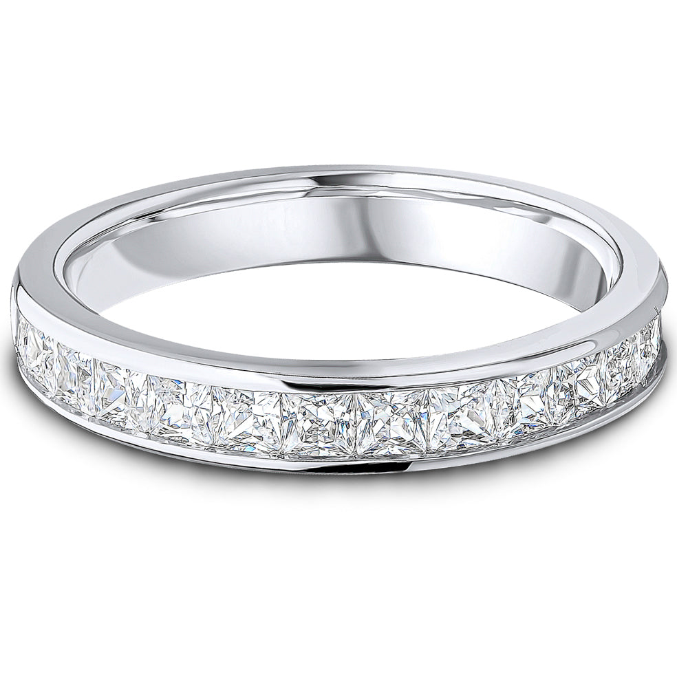 Channel Set Princess Cut Diamond Wedding Band | 1.00ct