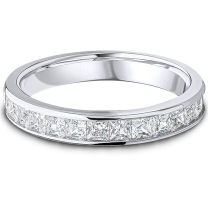 Channel Set Princess Cut Diamond Wedding Band | 1.00ct