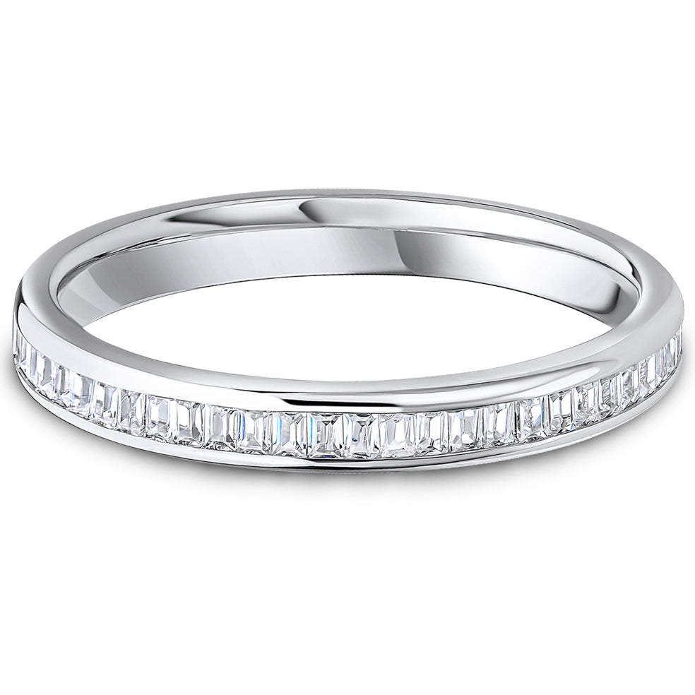 Channel Set Baguette Cut Diamond Wedding Band | 0.33ct