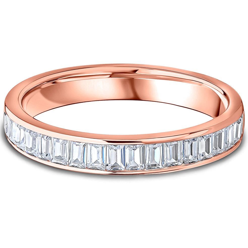 Channel Set Baguette Cut Diamond Wedding Band | 0.50ct