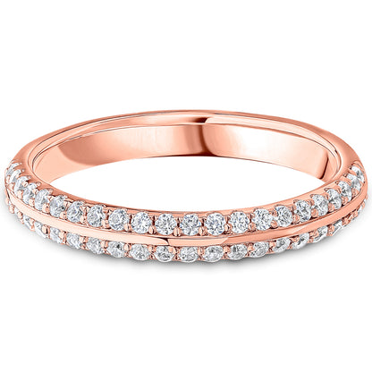 Knife Edge Brilliant Cut Diamond Wedding Band | 0.33ct