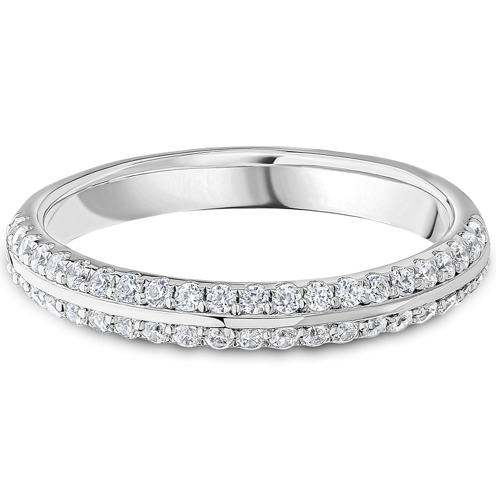 Knife Edge Brilliant Cut Diamond Wedding Band | 0.33ct