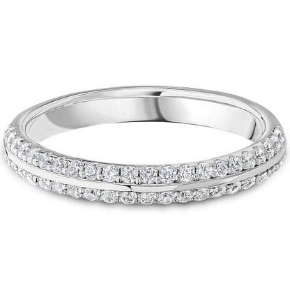 Knife Edge Brilliant Cut Diamond Wedding Band | 0.33ct
