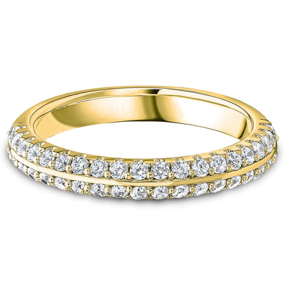 Knife Edge Brilliant Cut Diamond Wedding Band | 0.50ct