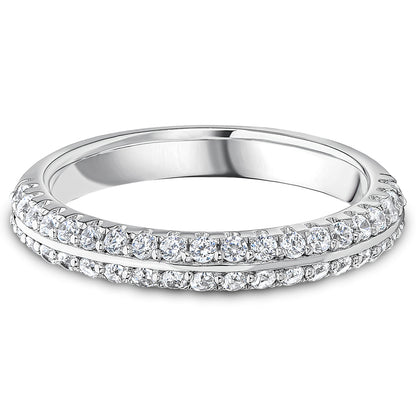 Knife Edge Brilliant Cut Diamond Wedding Band | 0.50ct