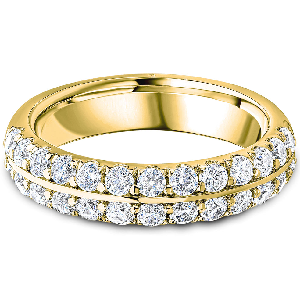 Knife Edge Brilliant Cut Diamond Wedding Band | 1.00ct