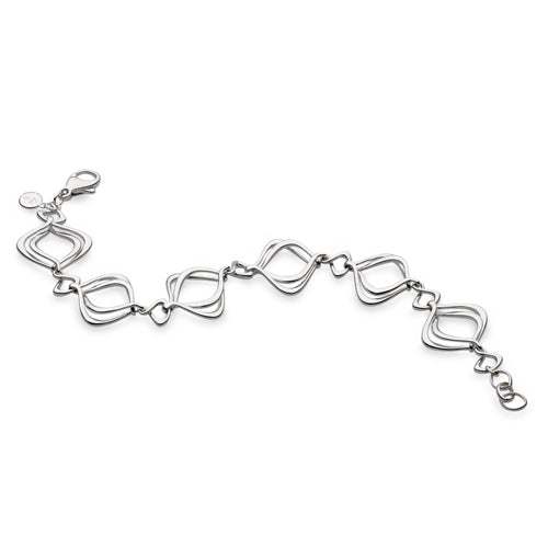 Kit Heath Alicia Entwined Link Bracelet in Silver