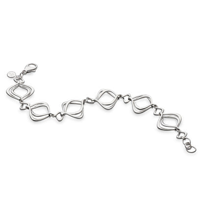 Kit Heath Alicia Entwined Link Bracelet in Silver