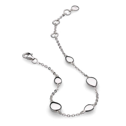 Kit Heath Pebble Station Bracelet in Silver
