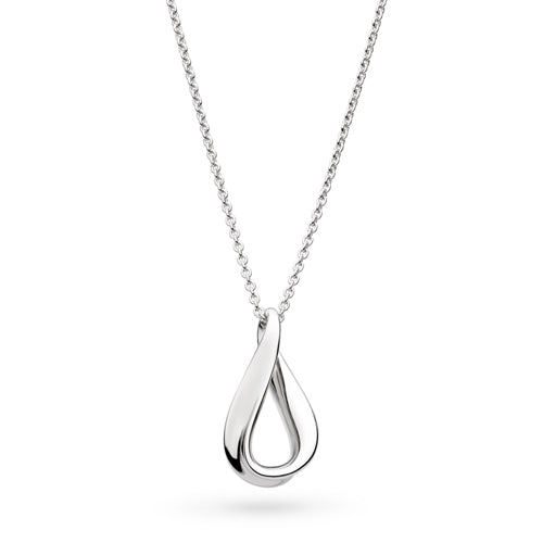Kit Heath Serenity Loop Dainty Necklace in Silver