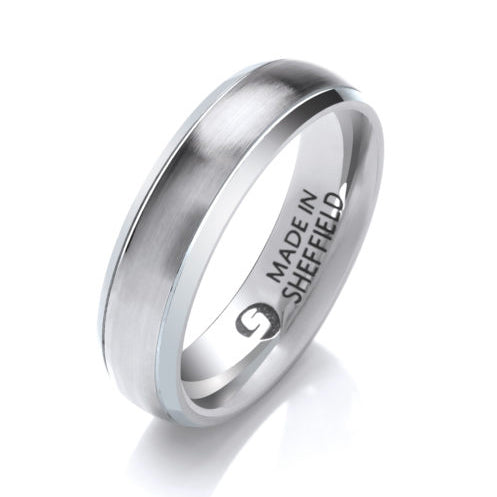 'Don' ring in Sheffield stainless steel