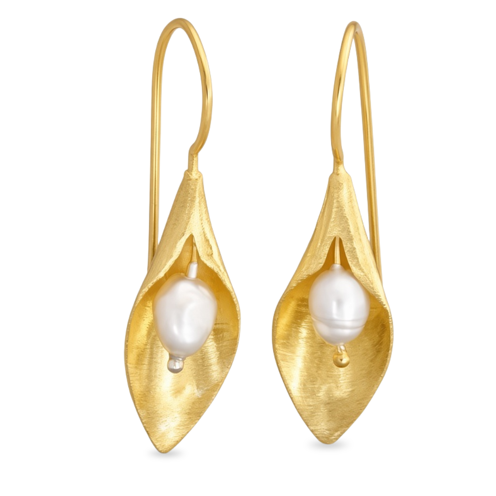Snowdrop Pearl Drop Earrings