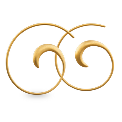 Swirl Hoop Earrings