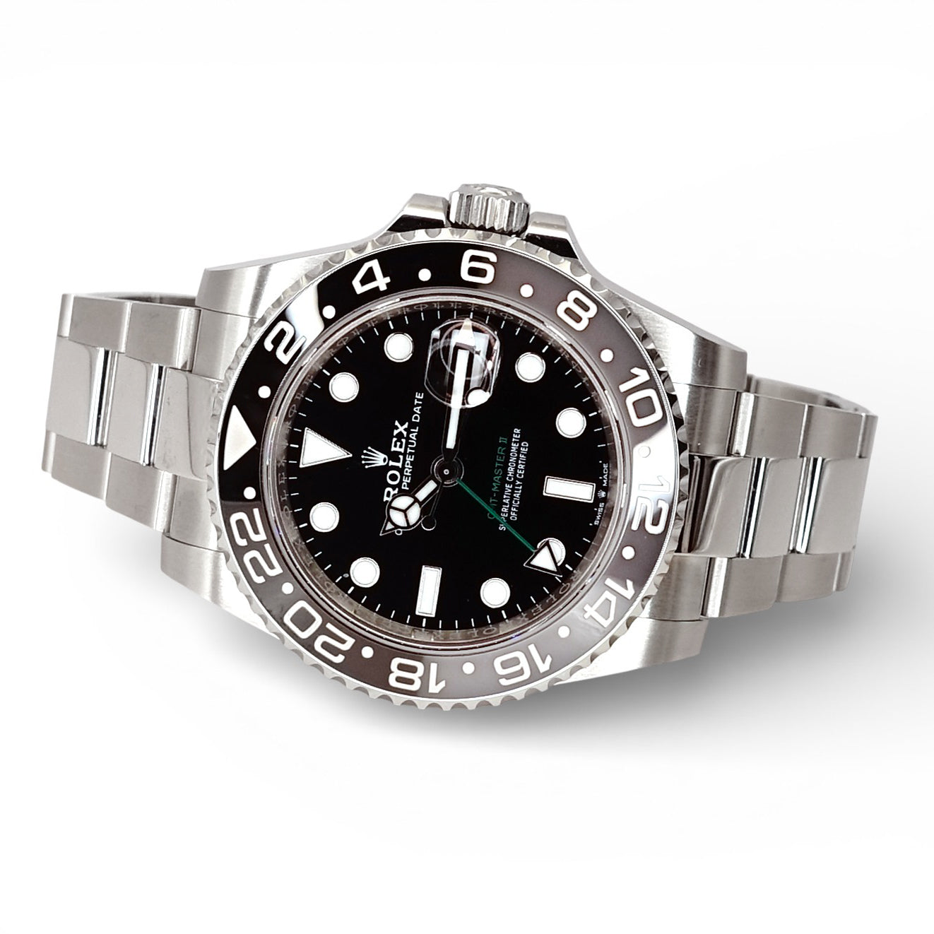 Rolex GMT Master II, 2024. Model Number 126710GRNR